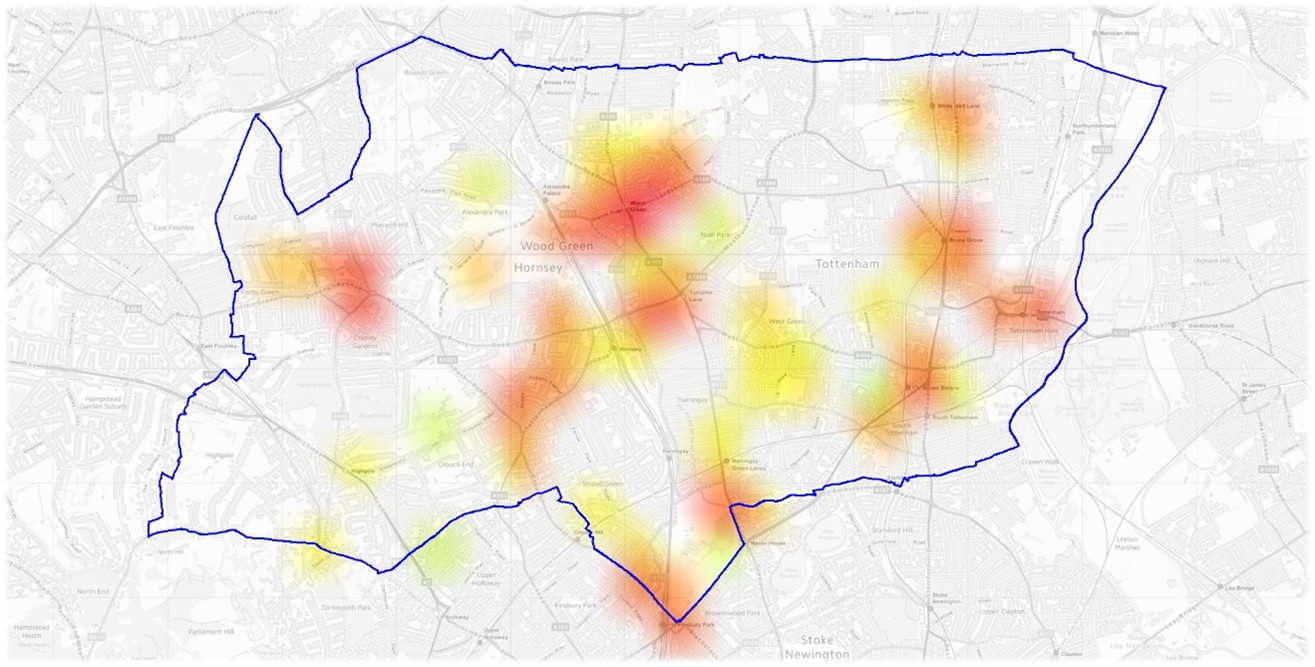 ISTV data heat map